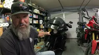 Установка фары Hogworkz Sabertooth на мой Road Glide 22
