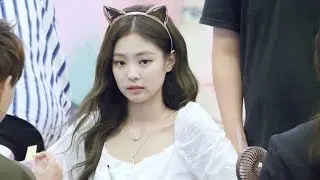 180624 블랙핑크 (BLACKPINK) 고양이 머리띠쓴 [제니] JENNIE 4K 직캠 Fancam (분당 팬사인회) by Mera