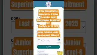 IIT DHANBAD GOVT JOBS OUT 2025 #governmentrecruitment #governmentjobs #governmentjobportal