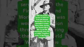 Happy Birthday Bill Slim! #history #worldwar2 #warzone #military #uk #shorts #burma #war #short