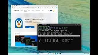 5 - Using Windows feature called WSL for setting up for Linux