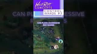 КОНТРОЛЬНЫЕ ВАРДЫ НА ЛИНИИ/CONTROL WARDS DURING LANING PHASE IN WILDRIFT  #wildrift #shorts