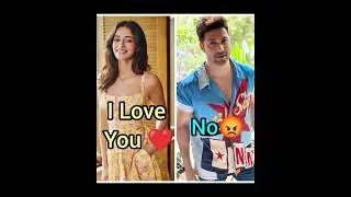 Varun Dhawan 😊🥰 and Annaya Pandey &hearts;️🤗.#1million #bollywood #love #shortsvideo #newvideo #1millone