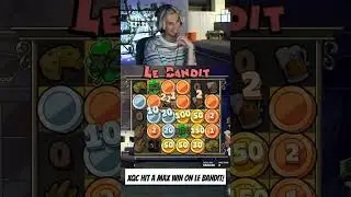 XQC'S MAX WIN ON LE BANDIT? 🤯🥳 | #xqc #gambling #maxwin