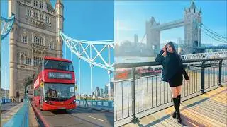 London Tower Bridge and The Shard in Sunset Walking Tour 🇬🇧