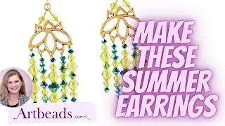 How to Make Summer Chandelier Earrings with PRESTIGE Crystal