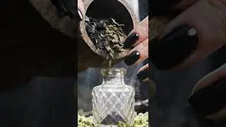 ASMR Gothic Forest Crushing & Pouring 🍂🖤 [No Talking] #asmr #satisfying #ai