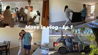 Move in vlog Australia, Sunshine Coast - getting of keys, empty house tour, picking up furnitures 🤍