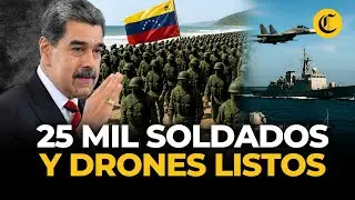 Venezuela despliega 25 mil soldados y drones armados en el caribe ante EE.UU. | El Comercio