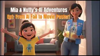 Mia & Nutty's AI Adventures Ep1: Becoming Young Art Directors &ndash; Turning AI Oops into Movie Magic!