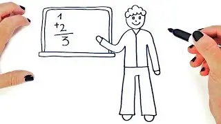 Como dibujar un Profesor o Maestro