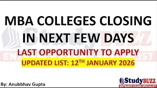 MBA colleges forms closing in next few days | Updated List | Imp dates, Placements, Cutoffs