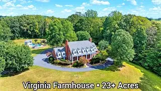 Virginia Farmhouse For Sale | 23+Acres | Luxury Homes With Solar Powered | Virginia Real Estate