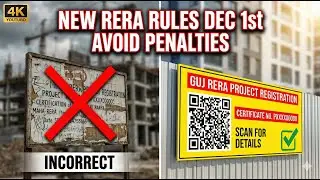 🔴 Builders Beware! GujRERA Order 112: The New Way You MUST Display Project Boards | Starts Dec 1st!