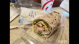 Chick-fil-A Grilled Chicken Cool Wrap ASMR