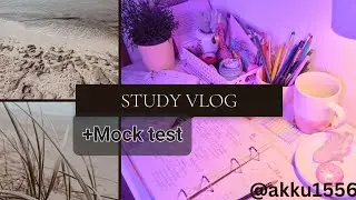 CSEET MOCK TEST|Study vlog|Study Diary💕😊