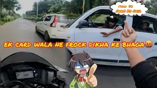Car wala Ne f*** dikha ke bhaga🤬|| night Moto vlog  girls Rider supriya Queen