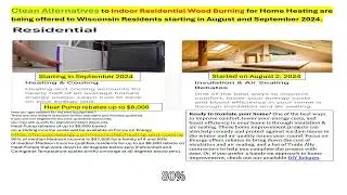 Episode 56WZ August 16, 2024  Clean Alternatives to Indoor Residential Wood Burning for Home Heating