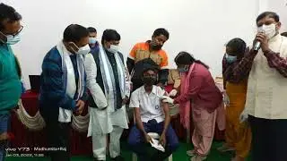 vaccination camp of 15age students started today very glad to have