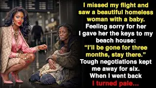 I missed my flight and saw a beautiful homeless woman with a baby. I gave her my key, but&hellip;