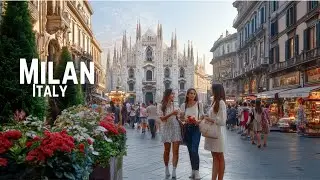 Walking Through Central Milan, Italy 🇮🇹 in Stunning 4K HDR