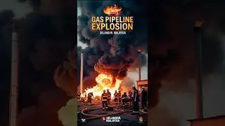 Gas Pipeline Explosion in Selangor Injures 112 | #Malaysia #Explosion #Selangor #BreakingNews
