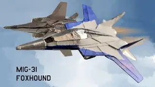 Change the wing shape to switch sides (Mikoyan MiG-31 Foxhound Tutorial)