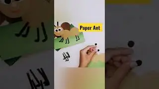 Paper Ant || Paper Ant Craft  || How to make Paper Ant || DIY Paper Ant Craft @Arty Crafty