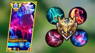 ONLY TOP GLOBAL XAVIER GOJO SATORU USING THIS POWERFULL BUILD & EMBLEM 2026🔥(must try)- MLBB