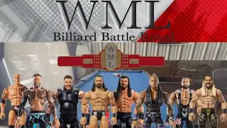 Billiard ( Pool Table ) Battle Royal with WWE Action Figures #wwefigures #billiardmatch #jeyuso