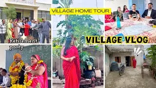  Village home Tour 🏡 Sasural vlog l papaji retirement party #villagehometour #hometour #villagevlog 