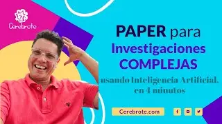 Como hacer un PAPER CON IA para explcar temas complejos de una investigación académica | #Copilot
