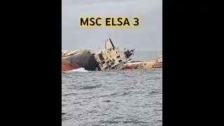 MSC ELSA 3 Sinks Off India #shippingnews #msc #india