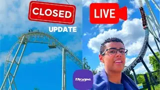 LIVE: Thorpe Park Hyperia CLOSED Update