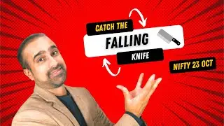 Catch the Falling Knife - NIFTY Stock of the week 23 Oct #stockoftheweek #nifty #israelwar