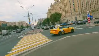 A walk around Moscow on a scooter #4k