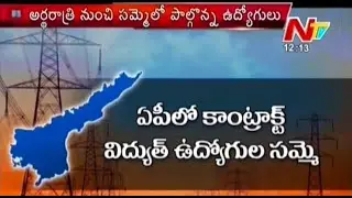 Power Contract Workers Strike in AP
