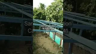 structure purlin welding, godown shed, factory shed work in Cuddalore #roofing #welding #fabrication