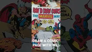 DRAW A COMIC PAGE WITH ME! I show you how ReviewLink in comments #comic #comics #making #page #manga