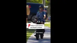 Police crack down on illegal, high-powered e-bikes ahead of Christmas