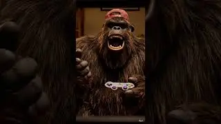 big foot loves retro gaming