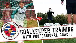 Goalkeeper Training [#8] - Training with a Professional Coach | Touch | Handling | Movement | Diving