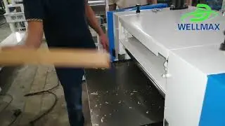 WELLMAX Automatic Heavy Duty Thickness Planer#woodworkingmachine #wood #machine #automaticmachine