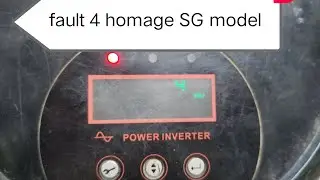 Fault 4 homage SG ups repair //Homage inverter repairing//How to repair Homage inverter error 4