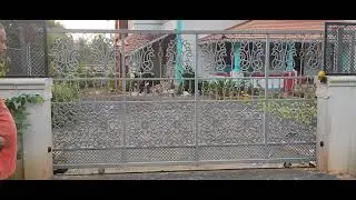 Automatic Motorized sliding gate with Remote and Mobile operated. # Installation done. Madgaon 
