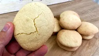Nur MEHL, ZUCKER und EIER 💥 Kekse aus NUR 3 Zutaten 🤤
