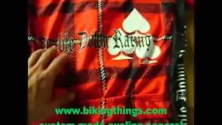 custom made bike jersey and shorts, scotland patterm scotish fabric bike jersey, squares cycling.wmv