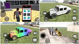 New Invisible Character In Indian Bike Driving 3d New Update| New  Military Car Color Change Option 