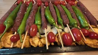 🔥 1. أسهل طريقة لعمل كباب بالفرن… طراوة وطعم يشهّي!