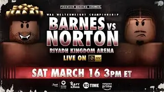 PBC 299 I Barnes Vs Norton Full Card Live Stream
